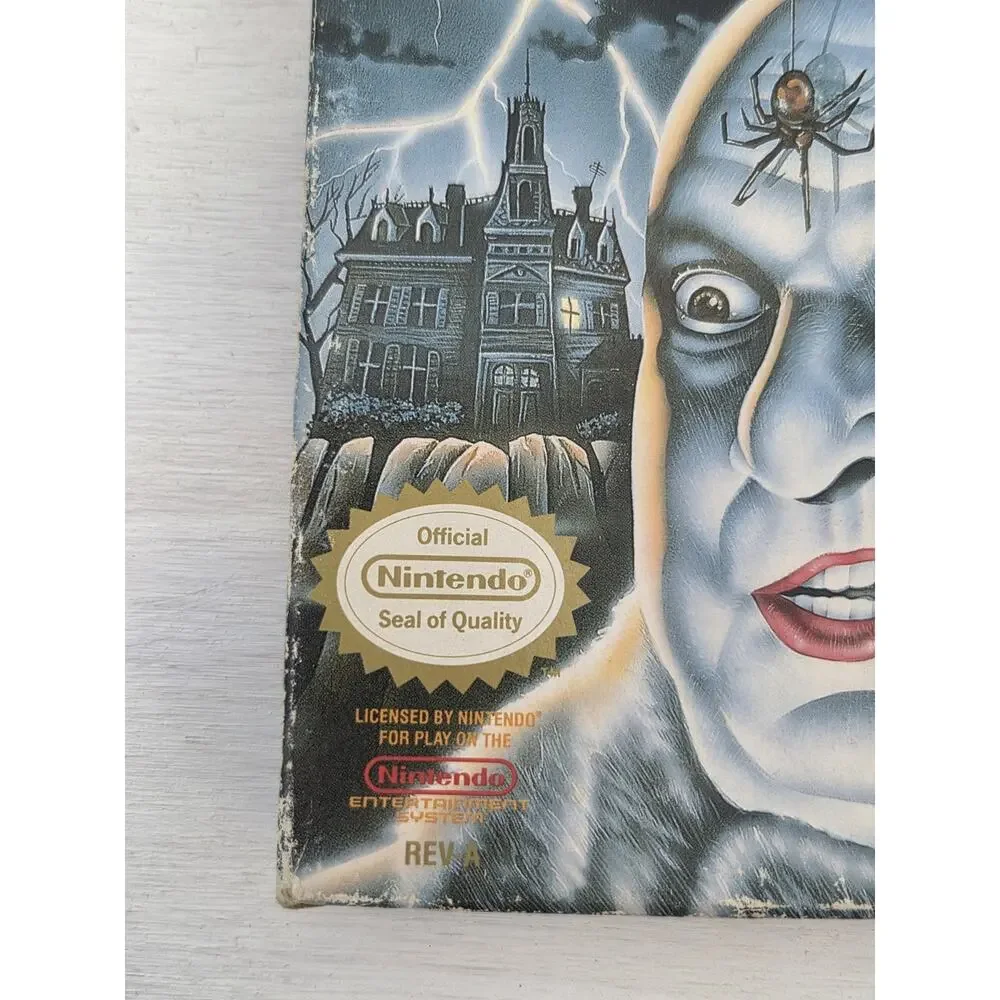 Nintendo NES Game Addams Family: Uncle Fester's Quest With Box And Manual